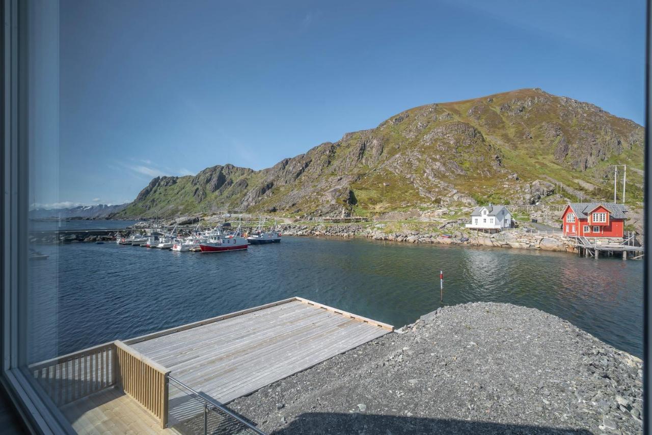 Seafront New Cabin In Lofoten Ballstad Exterior foto