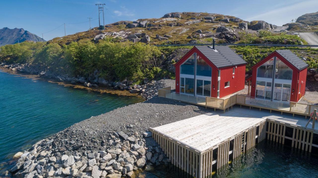 Seafront New Cabin In Lofoten Ballstad Exterior foto